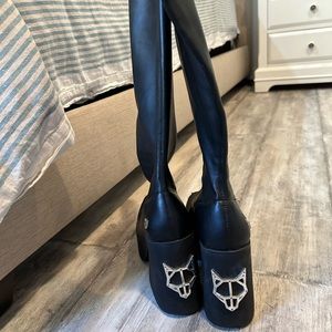 Naked Wolfe Vegan Leather Boots